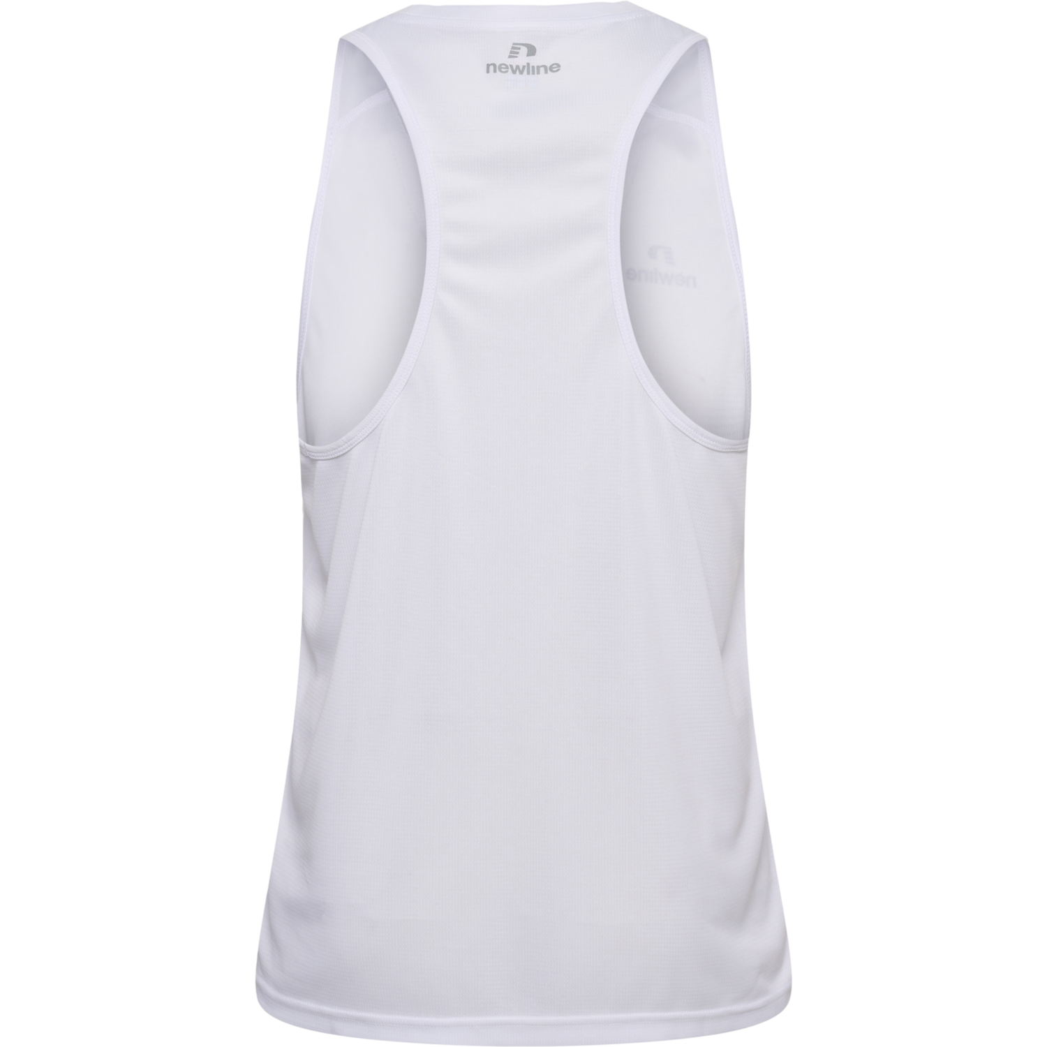 MEN'S ATHLETIC RUNNING SINGLET, WHITE, packshot