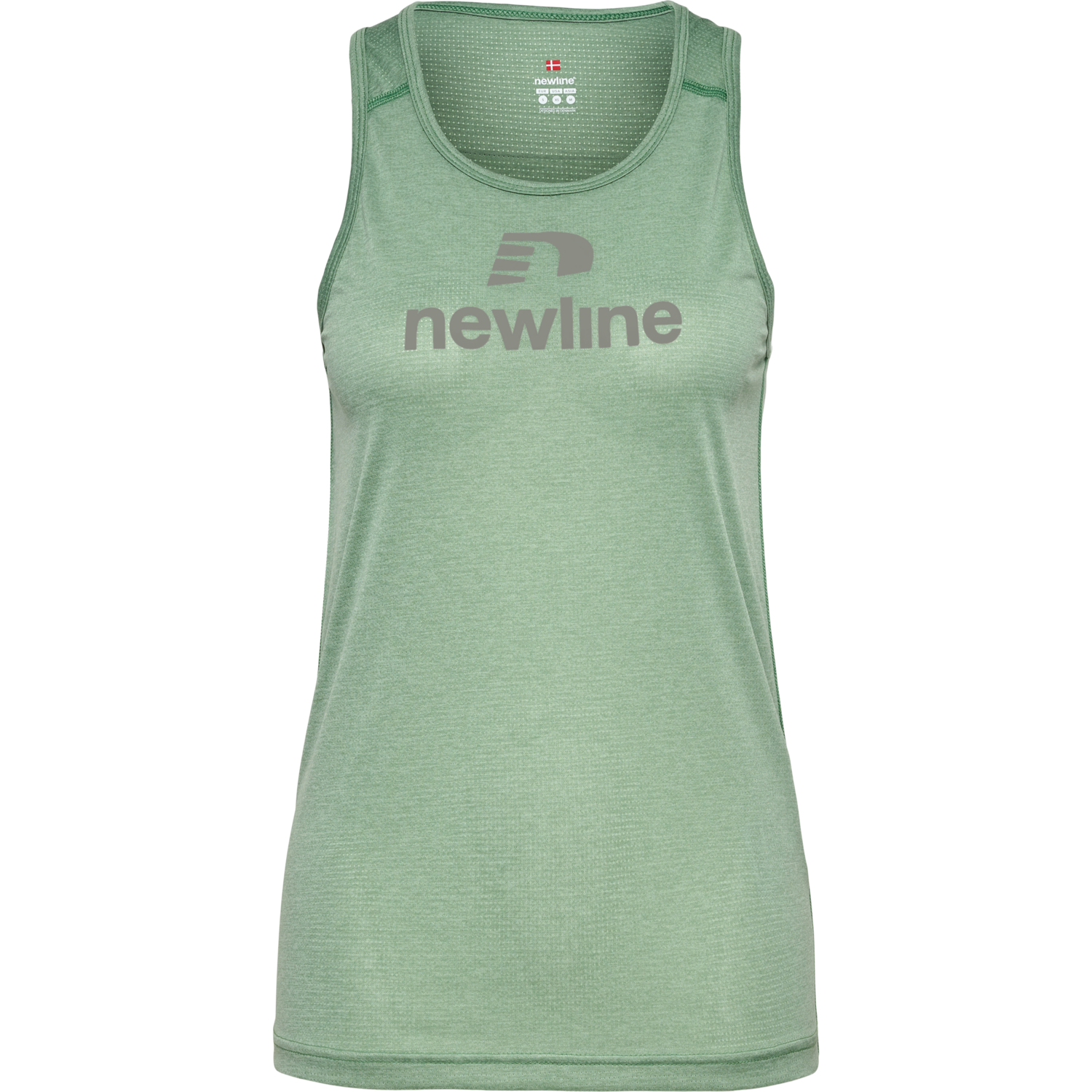 nwlFONTANA SINGLET WOMAN, GREEN BAY MELANGE, packshot