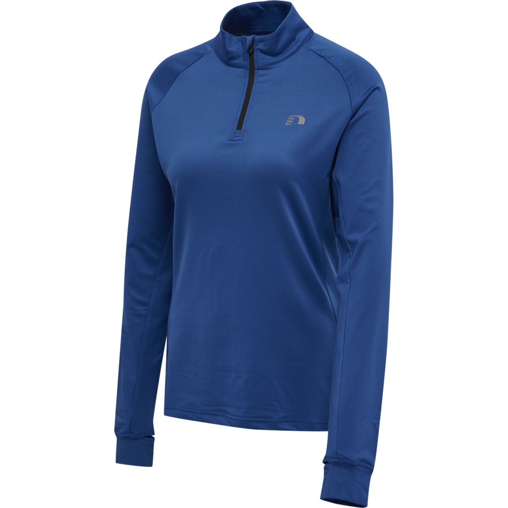WOMEN'S CORE MIDLAYER, TRUE BLUE, packshot