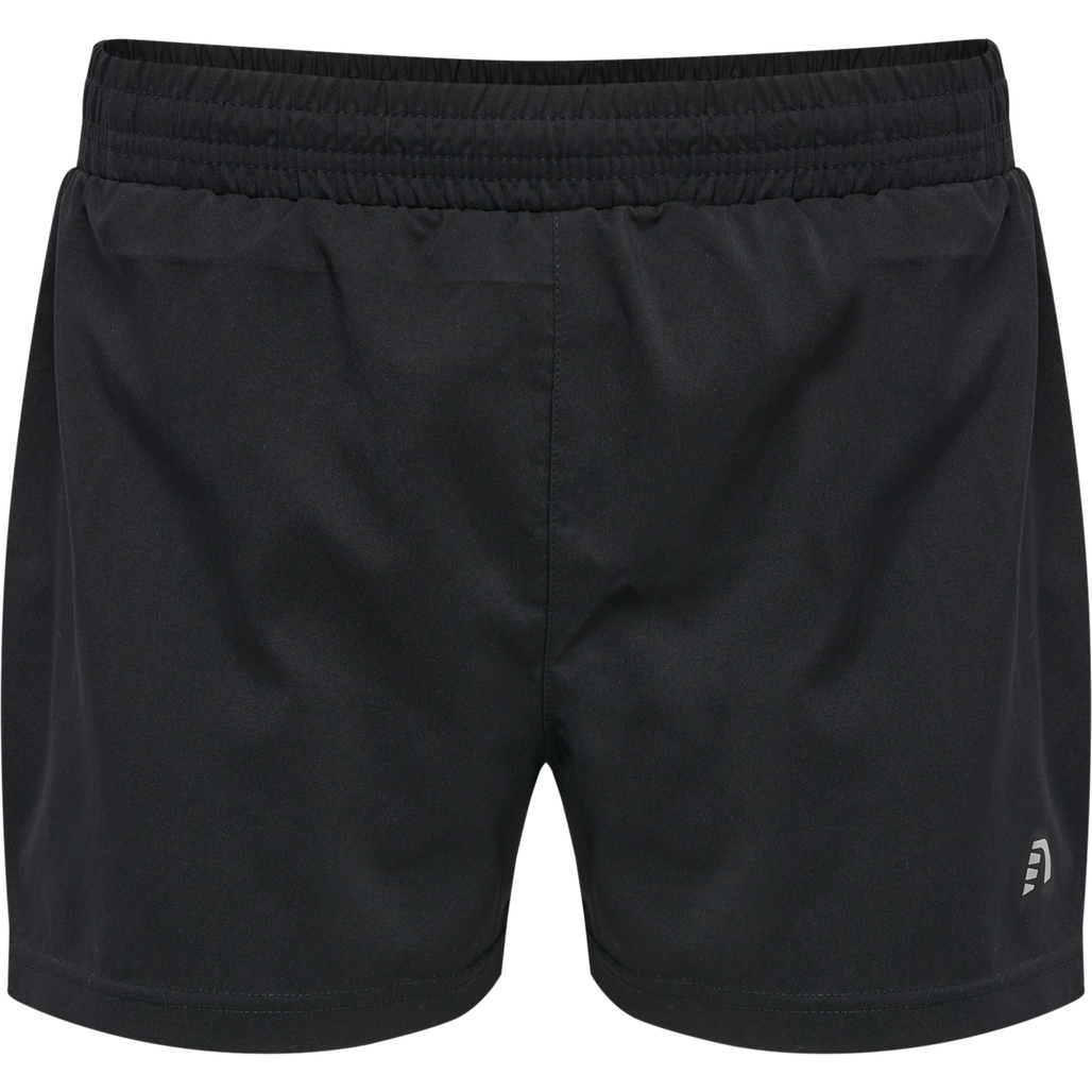 WOMEN CORE RUNNING SHORTS, BLACK, packshot
