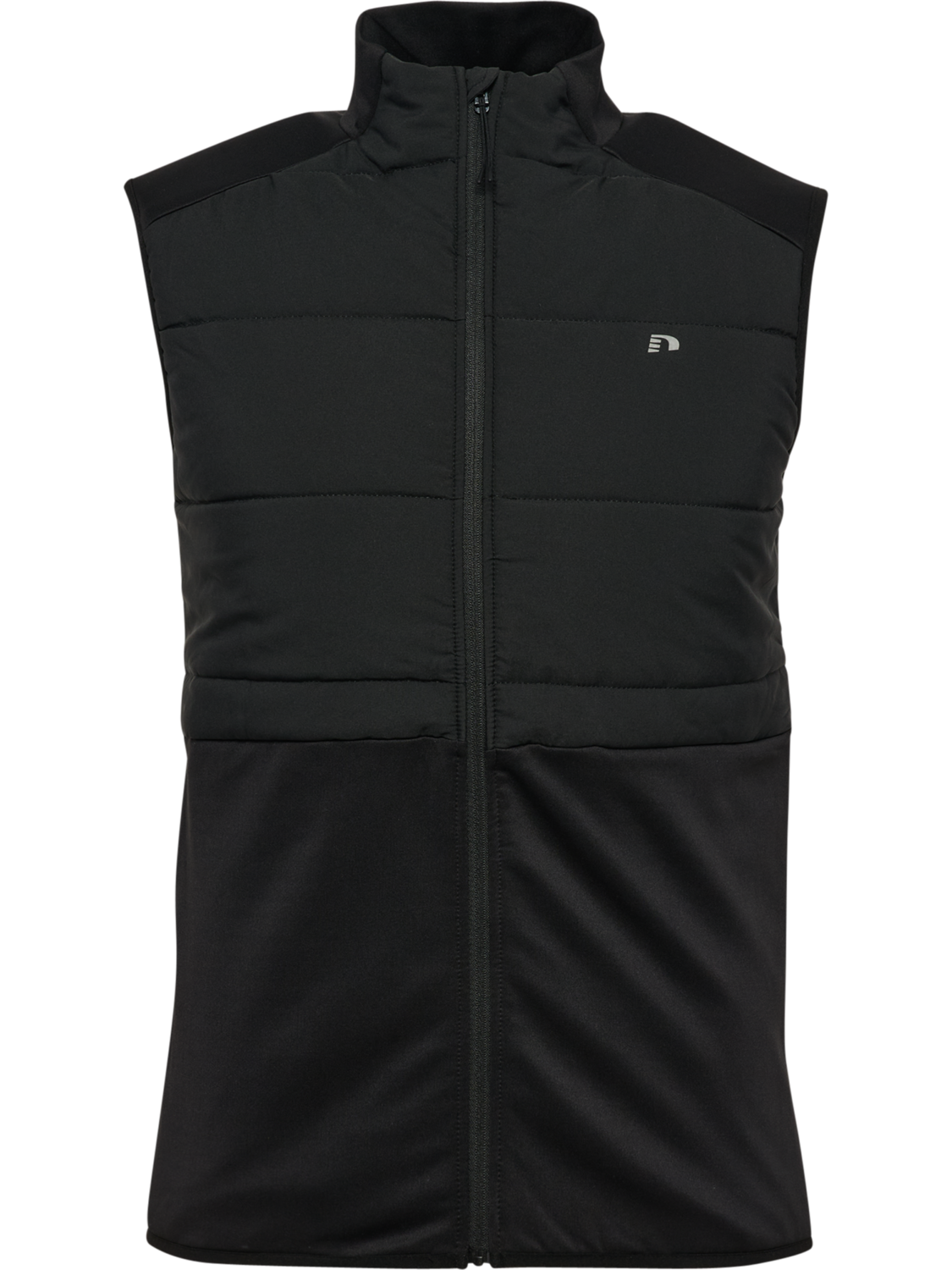 nwlQUILTED GILET, BLACK, packshot