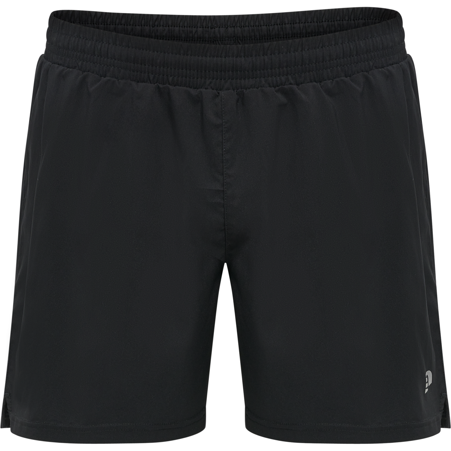MEN CORE RUNNING SHORTS, BLACK, packshot