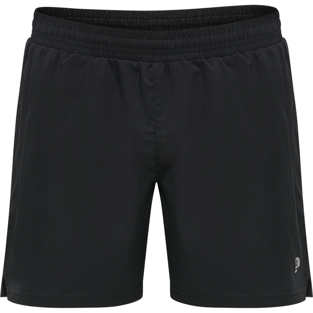 MEN CORE RUNNING SHORTS, BLACK, packshot