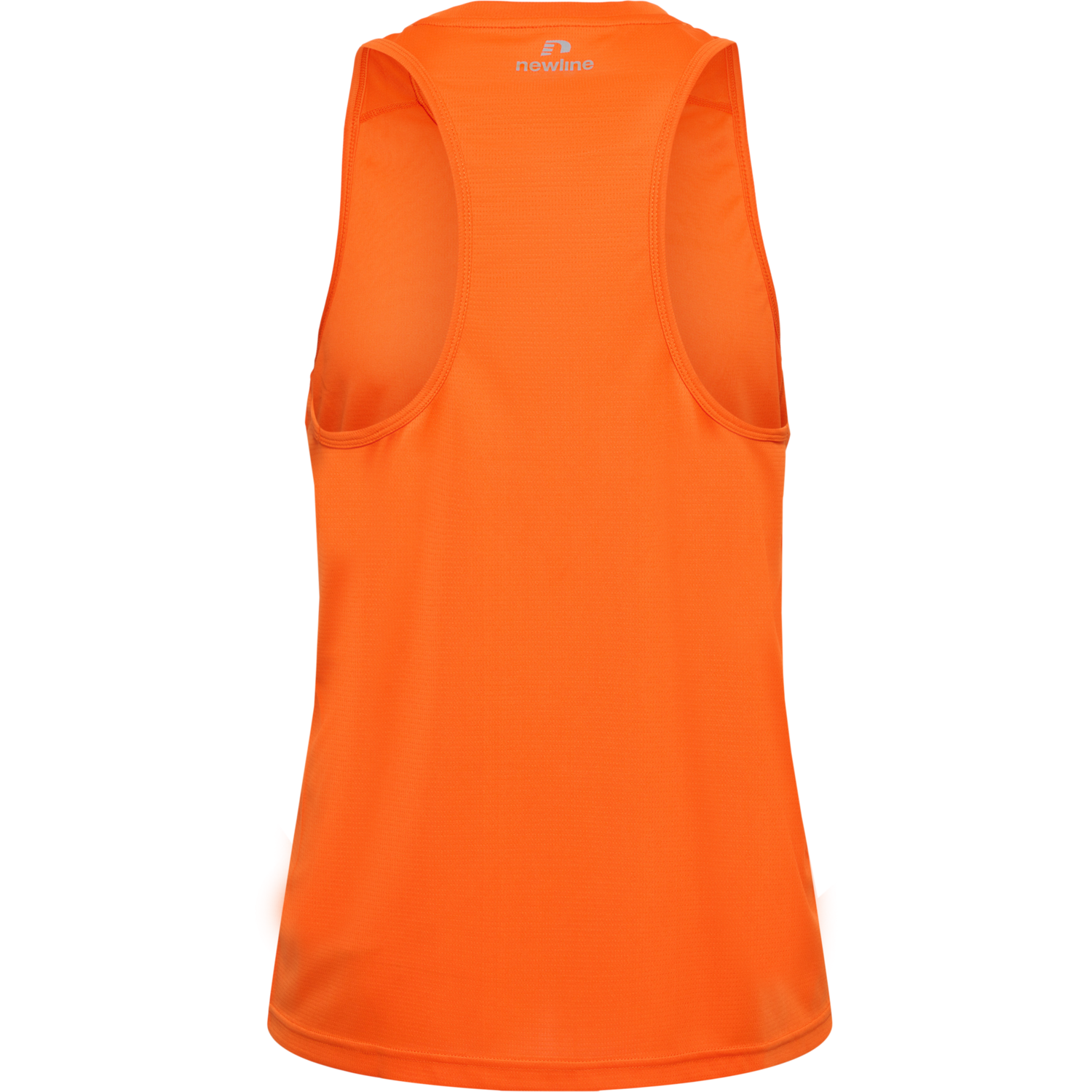 MEN'S ATHLETIC RUNNING SINGLET, ORANGE TIGER, packshot
