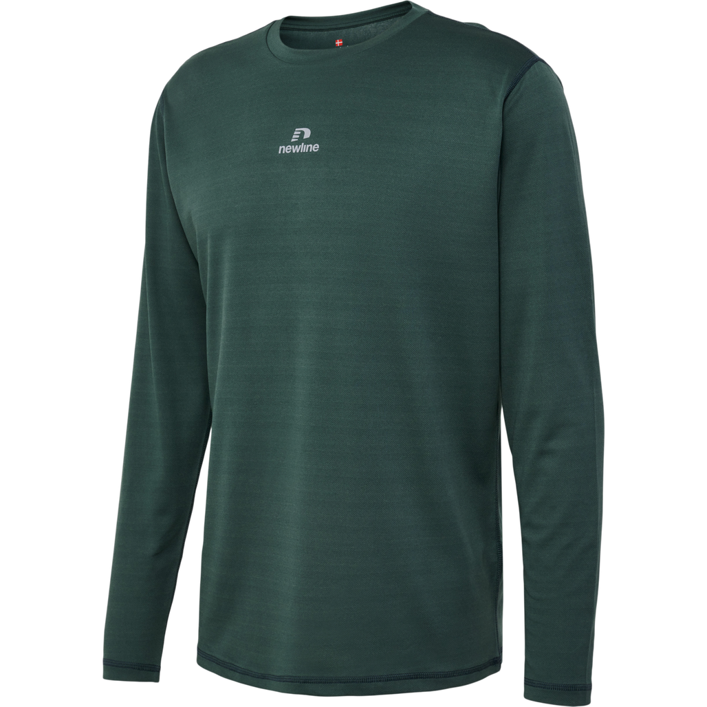 nwlBEAT POLY LS TEE, DARKEST SPRUCE, packshot