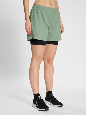 nwlDALLAS SHORTS 2IN1 WOMAN, GREEN BAY, model