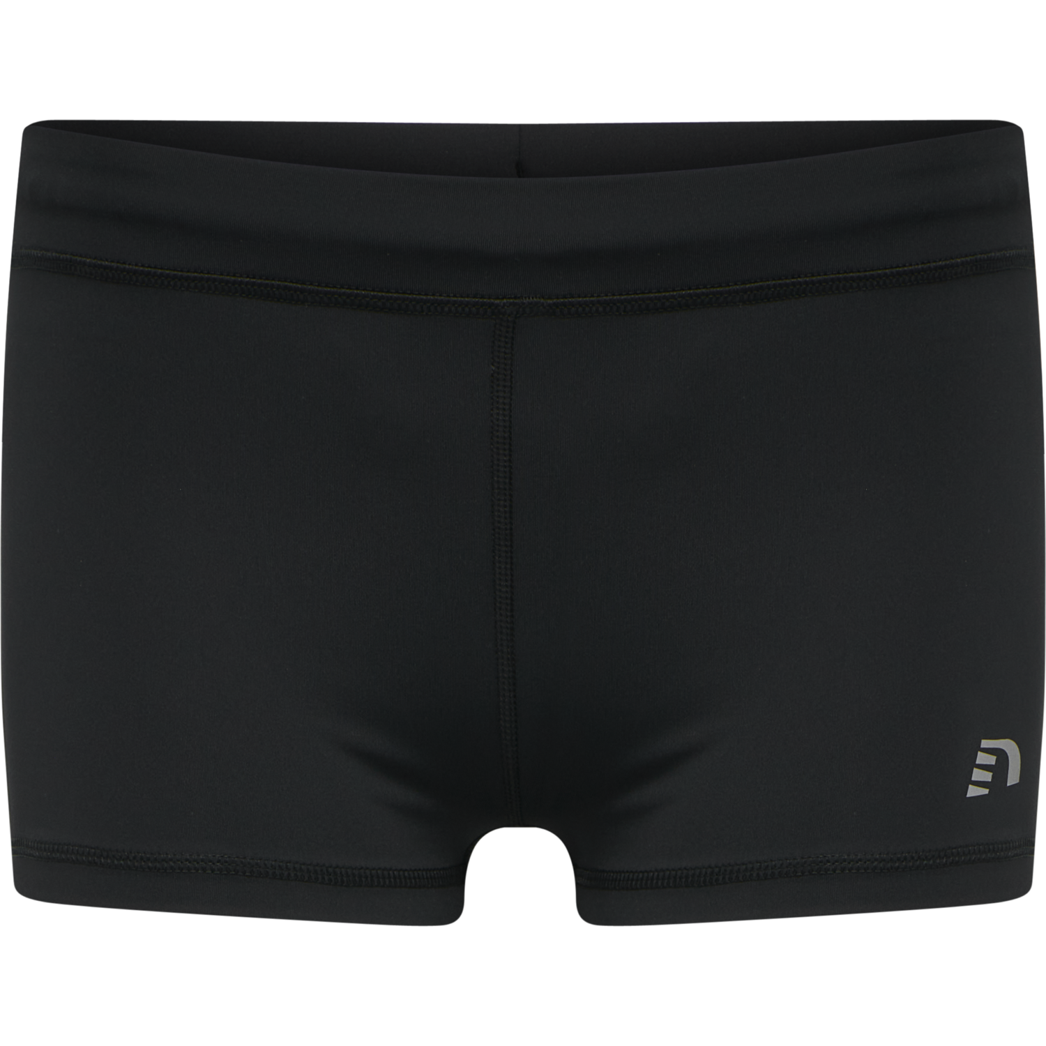WOMEN CORE ATHLETIC HOTPANTS, BLACK, packshot