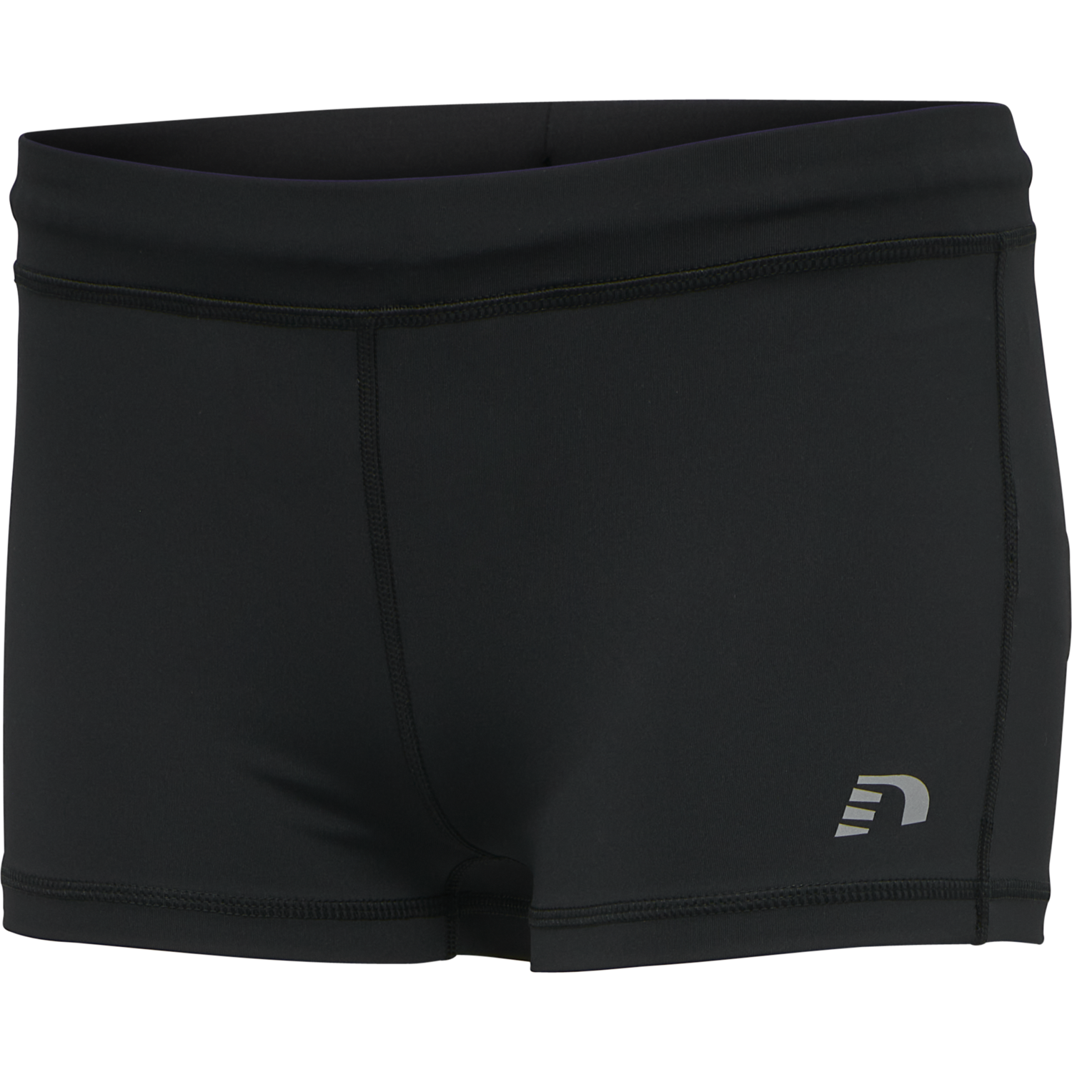 WOMEN CORE ATHLETIC HOTPANTS, BLACK, packshot