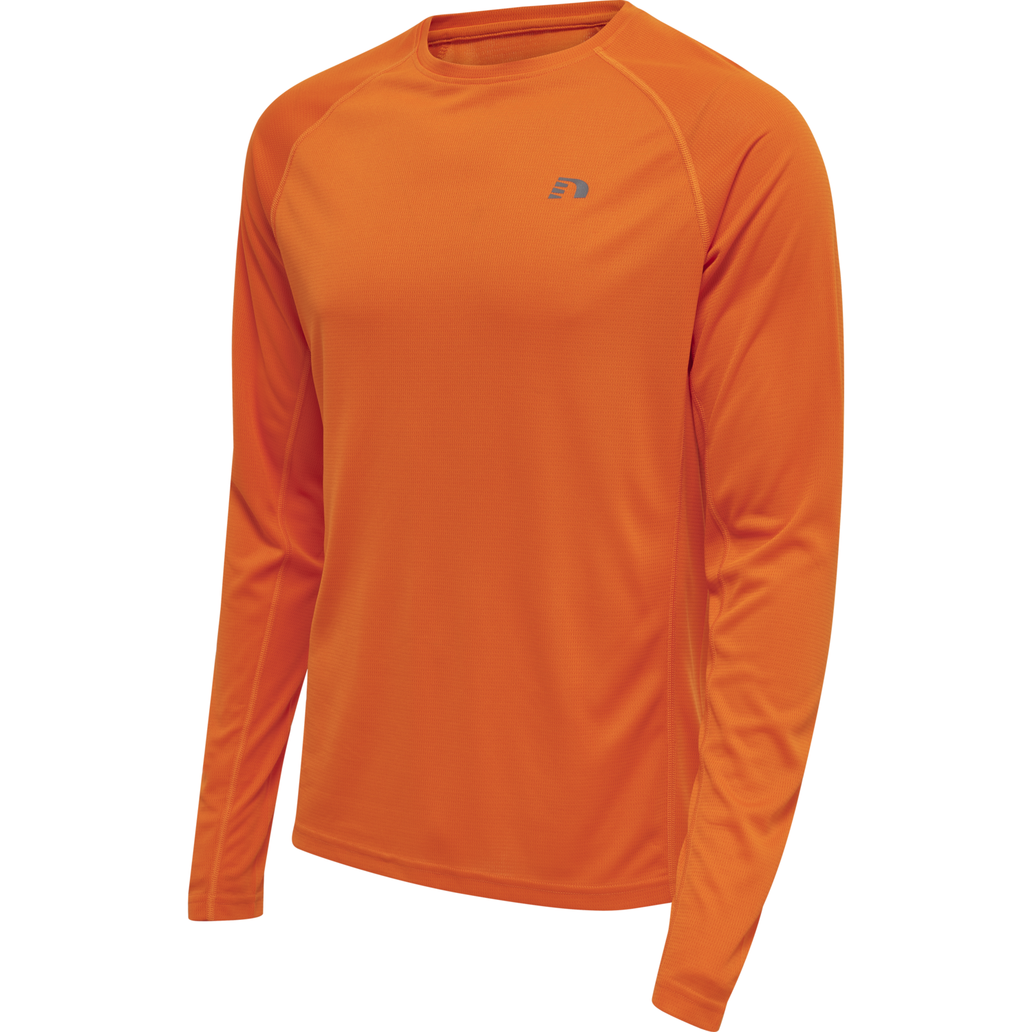 MEN CORE RUNNING T-SHIRT L/S, ORANGE TIGER, packshot