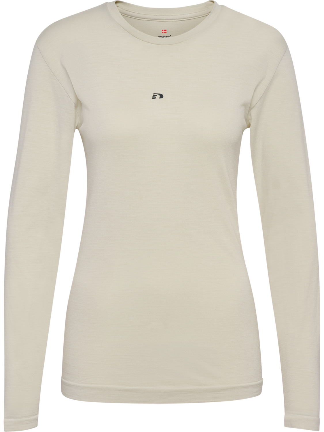 nwlTHERMA WOOL BLEND T-SHIRT L/S W, SILVER BIRCH, packshot