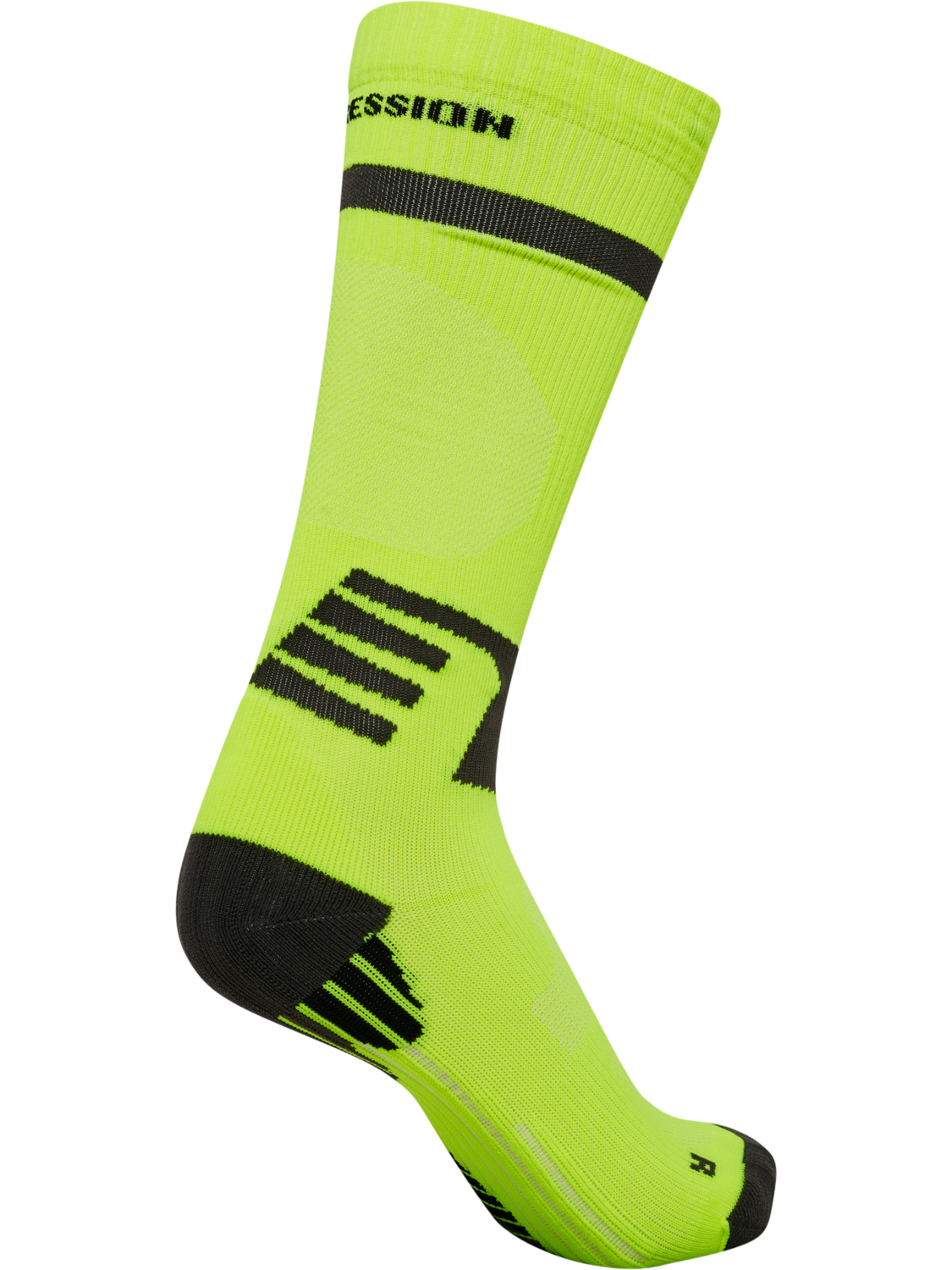 COMPRESSION SOCK, NEON YELLOW, packshot