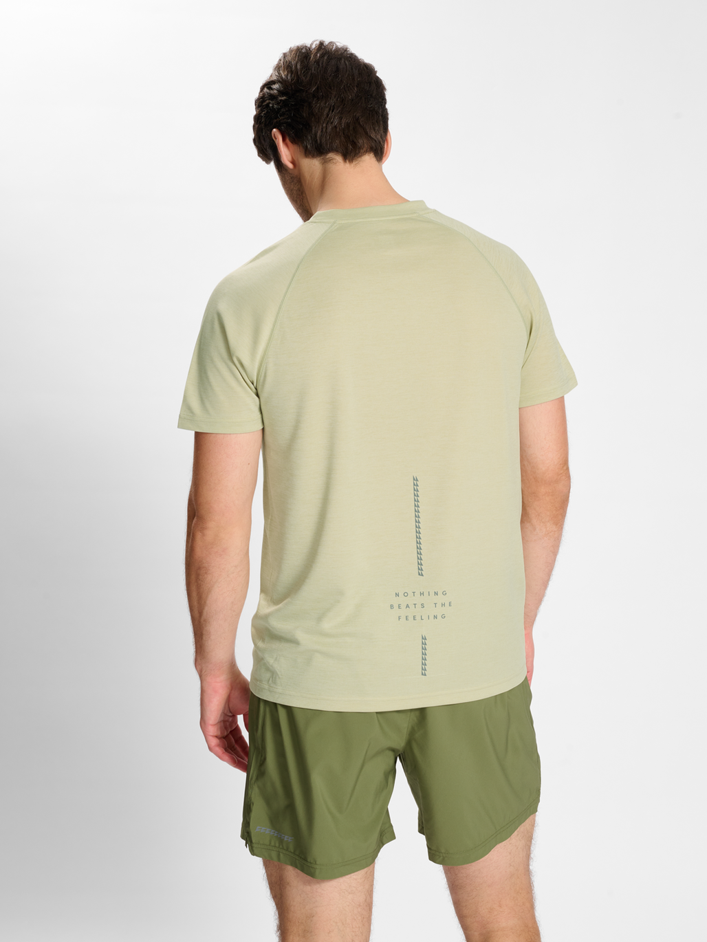 nwlORLANDO T-SHIRT S/S MEN, AGATE GREY MELANGE, model