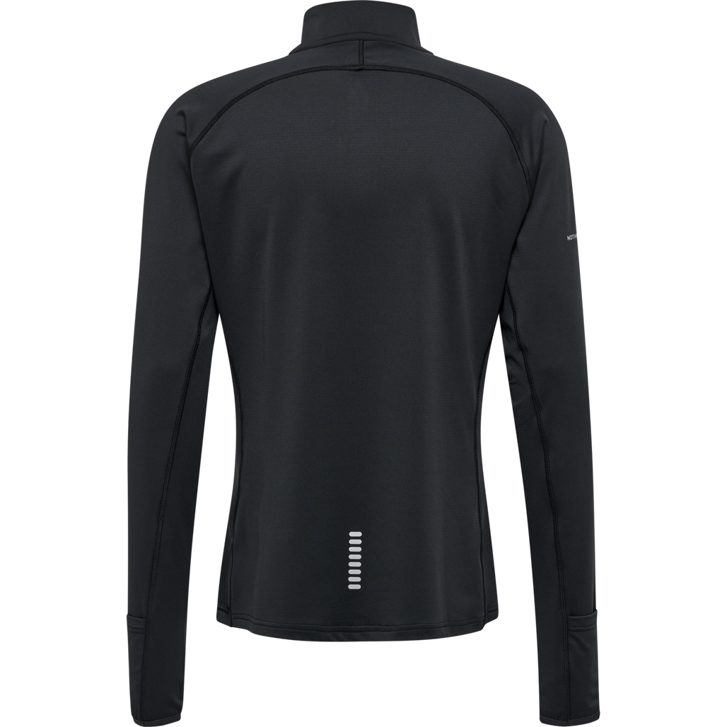 nwlLAKEWOOD 1/2 ZIP L/S MEN, BLACK, packshot