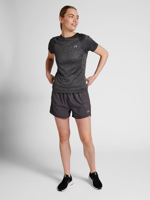 WOMEN RUNNING SHORTS, FORGED IRON, model