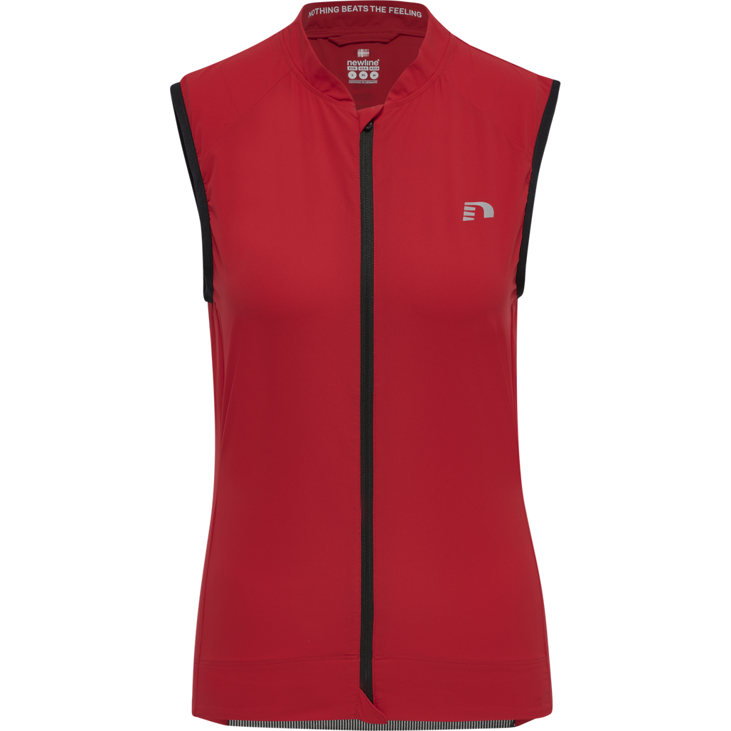 WOMENS CORE BIKE GILET, TANGO RED, packshot