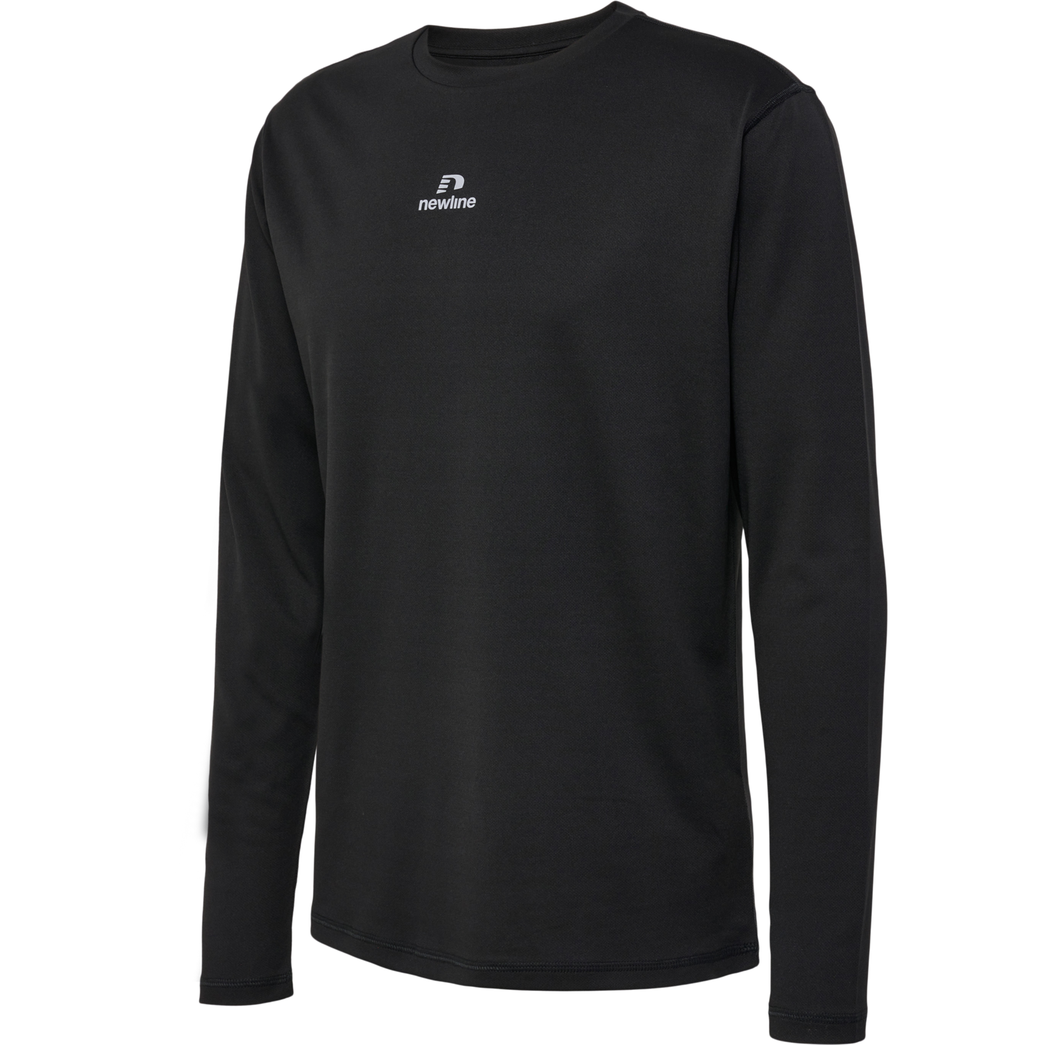 nwlBEAT POLY LS TEE, BLACK, packshot