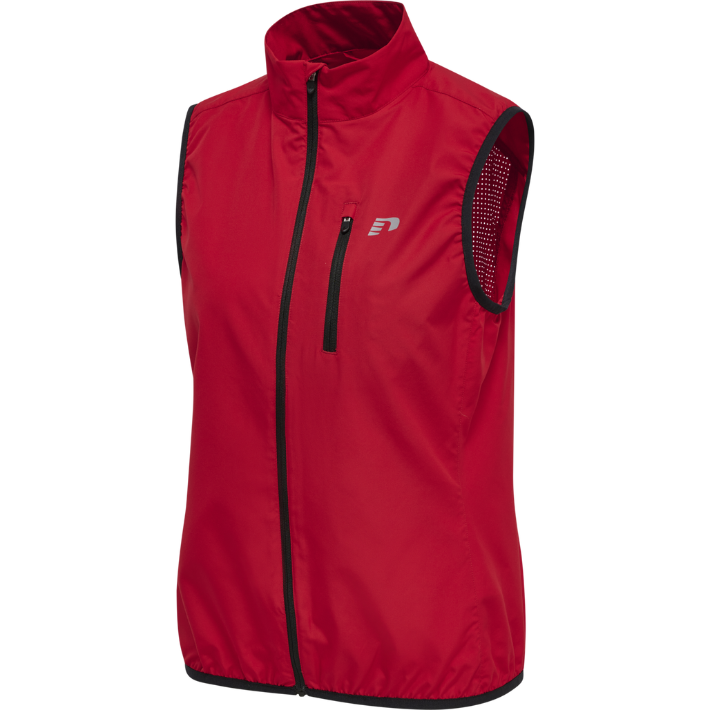 WOMEN'S CORE GILET, TANGO RED, packshot