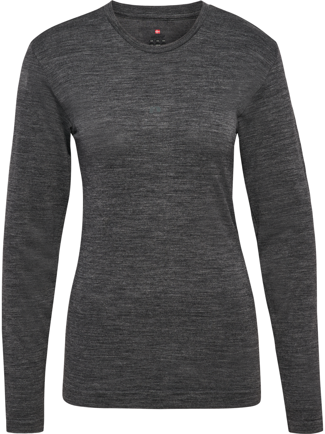 nwlTHERMA WOOL BLEND T-SHIRT L/S W, BLACK, packshot