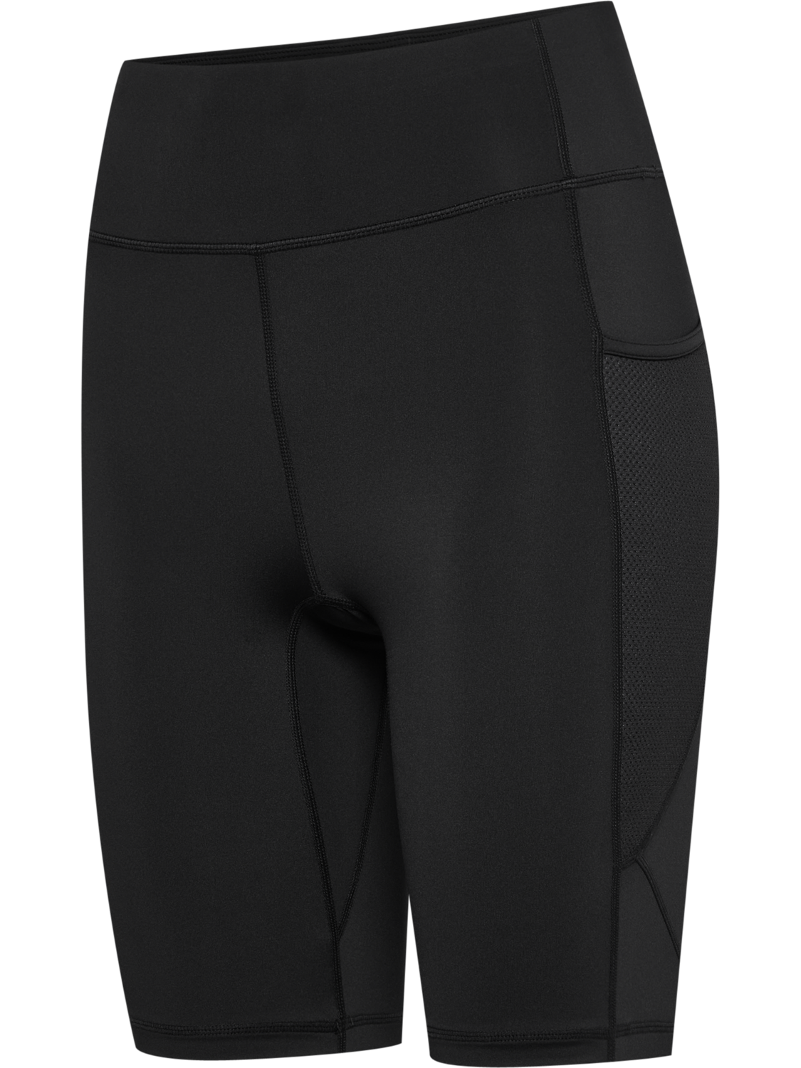 nwlRACE HW POCKET W SHORT TIGHTS, BLACK, packshot