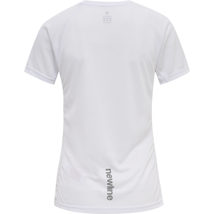 WOMEN CORE RUNNING T-SHIRT S/S, WHITE WOMEN CORE RUNNING T-SHIRT S/S, WHITE, packshot