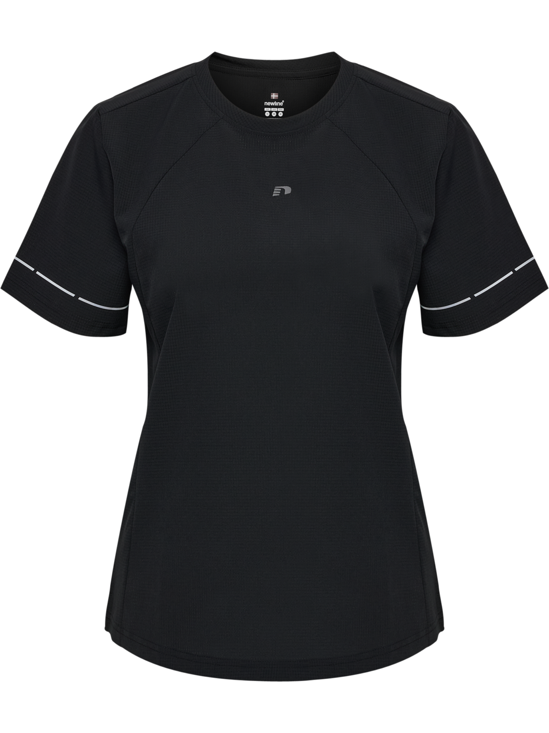 nwlBREATHE W T-SHIRT, BLACK, packshot