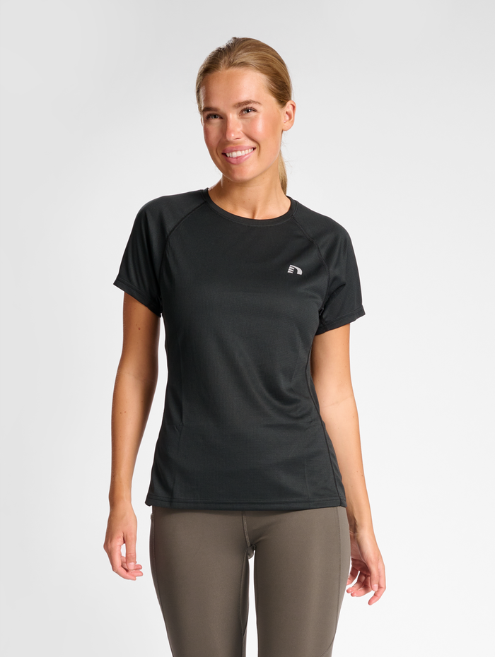 nwlMEMPHIS T-SHIRT S/S WOMAN, BLACK, model