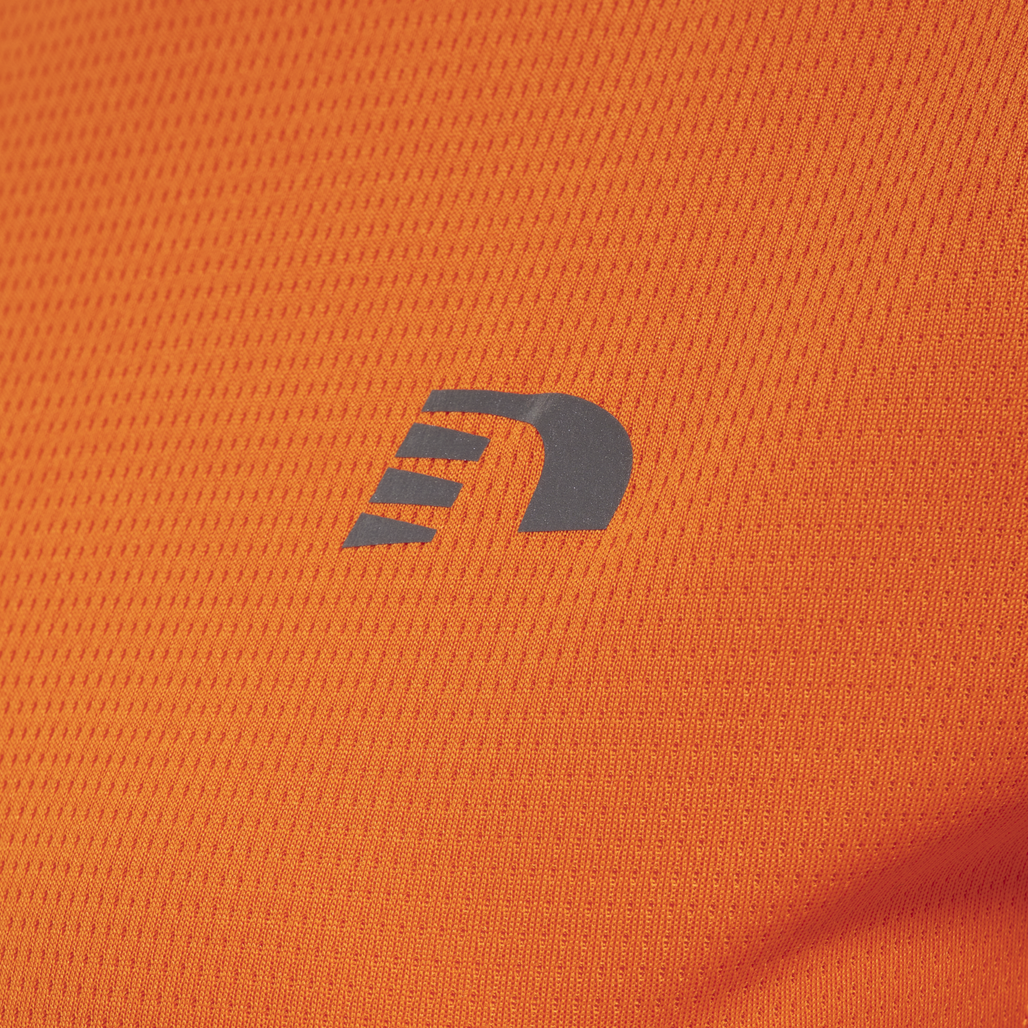 WOMEN CORE RUNNING T-SHIRT L/S, ORANGE TIGER, packshot