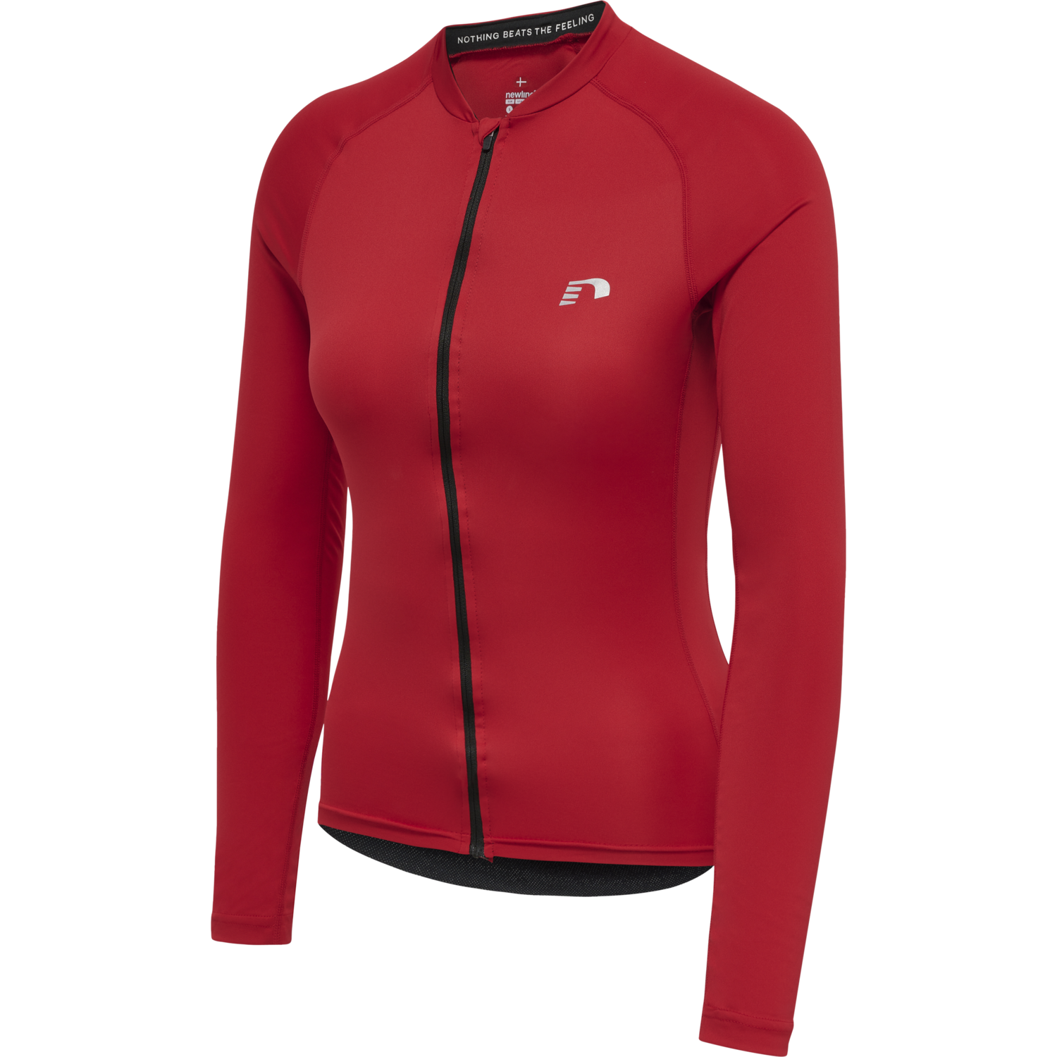 WOMENS CORE BIKE L/S JERSEY, TANGO RED, packshot