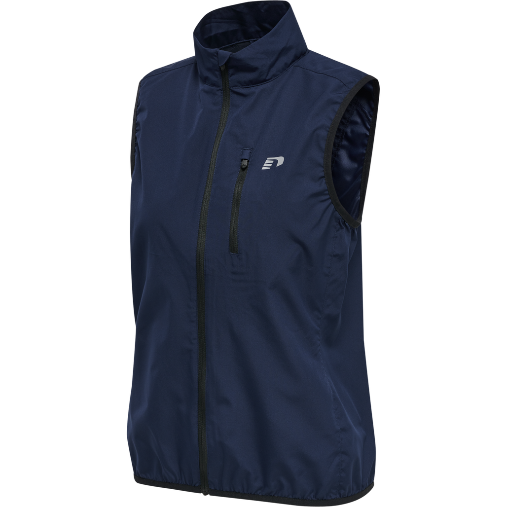 WOMEN'S CORE GILET, BLACK IRIS, packshot