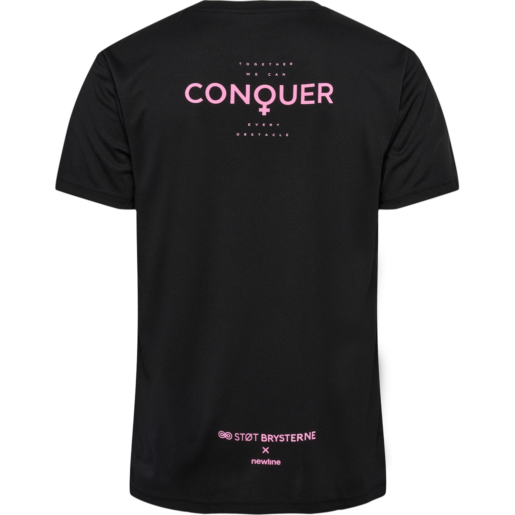 nwlSB S/S RUNNING TEE, BLACK, packshot