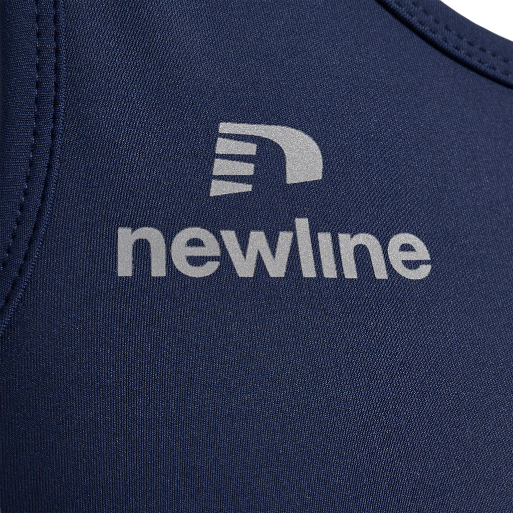 WOMEN'S ATHLETIC TOP, BLACK IRIS, packshot