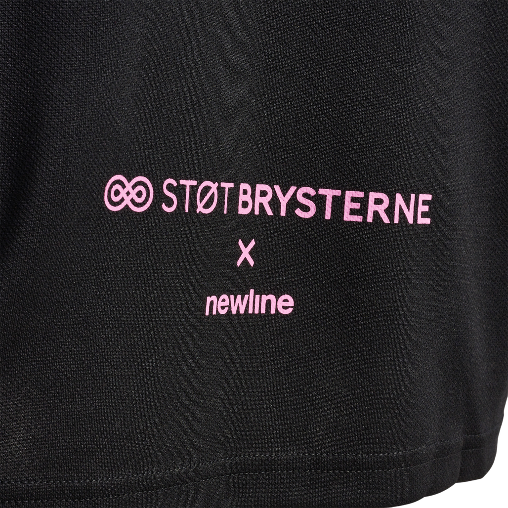 nwlSB S/S RUNNING TEE, BLACK, packshot