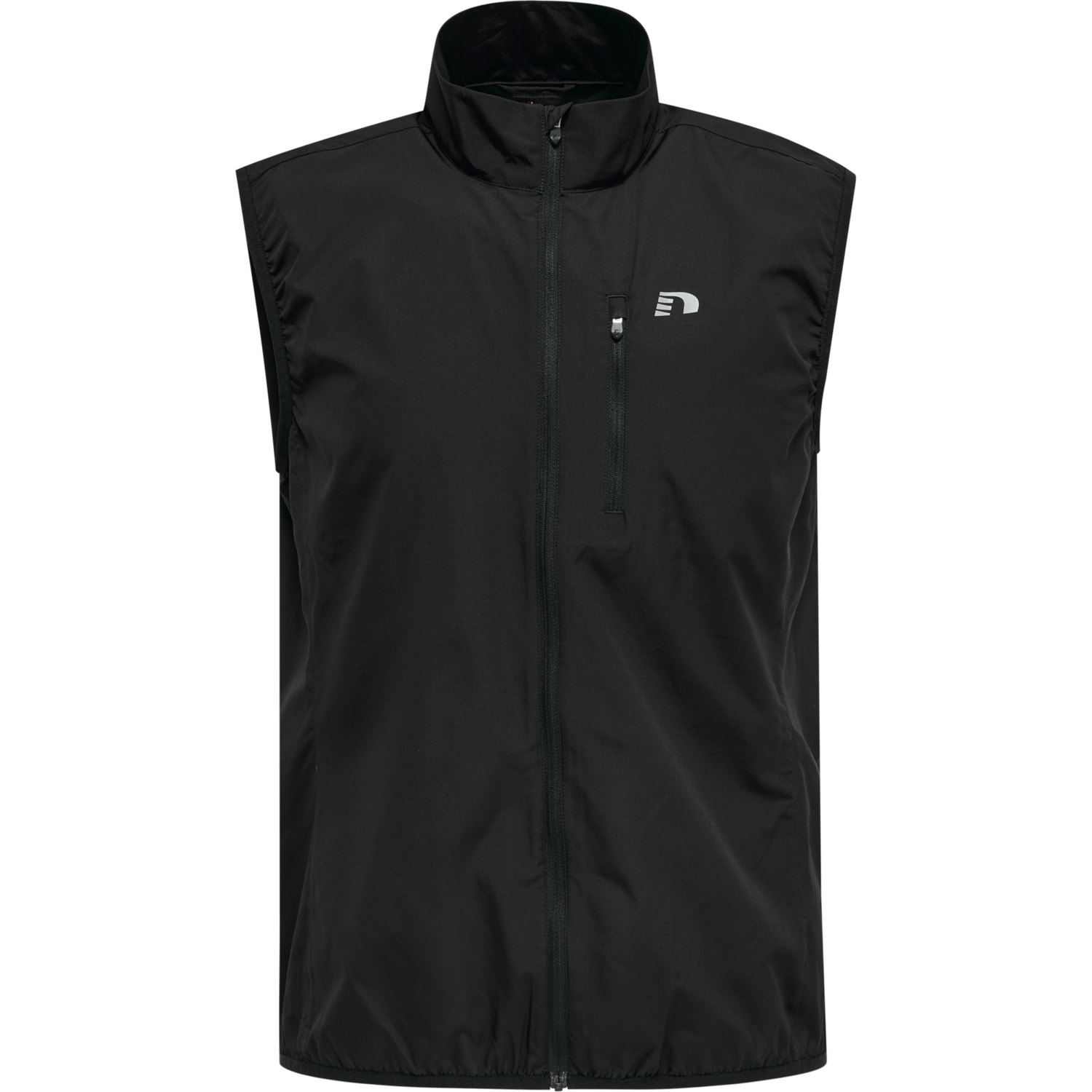 MEN'S CORE GILET, BLACK, packshot