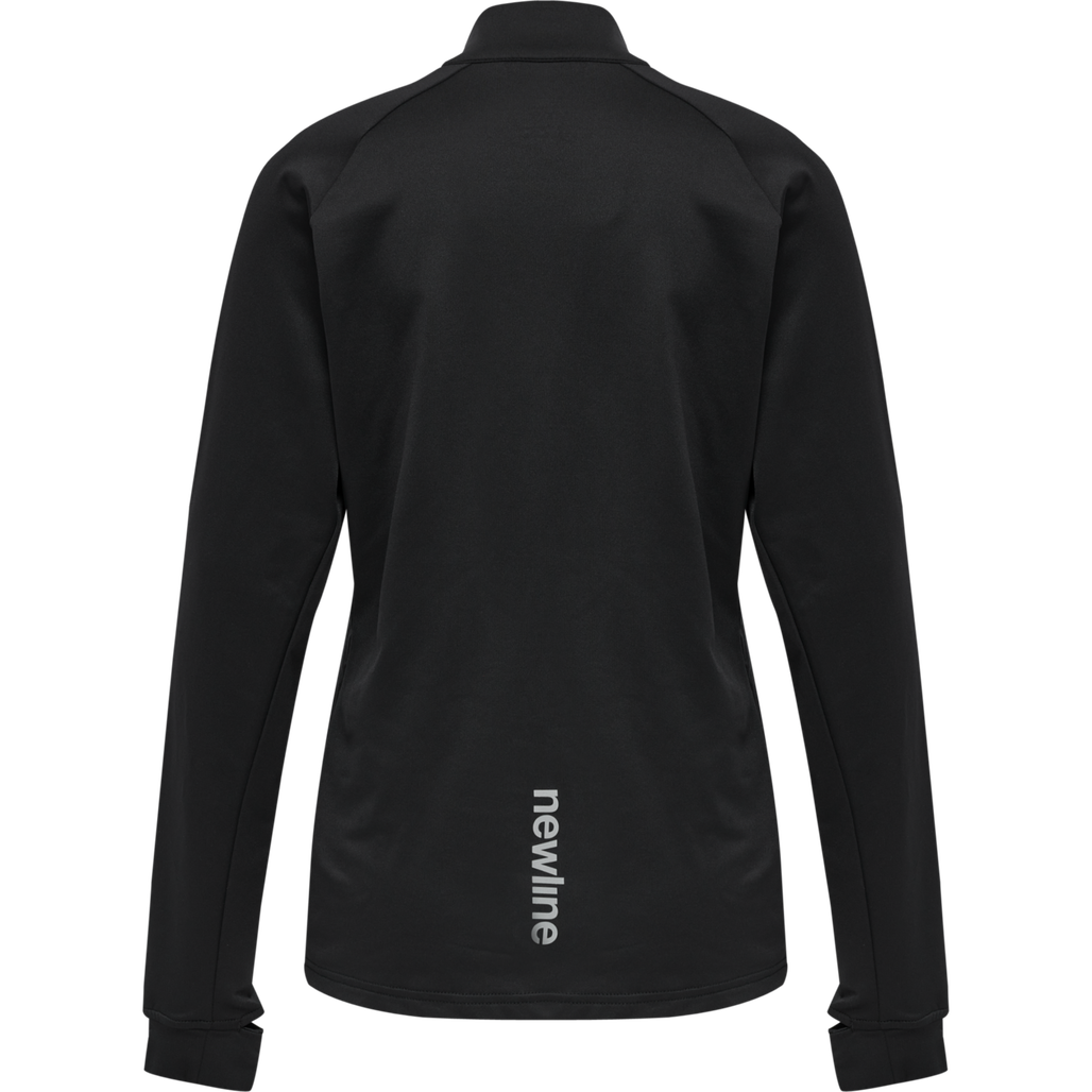 WOMEN'S CORE MIDLAYER, BLACK, packshot