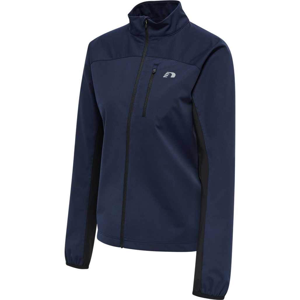 WOMEN CORE CROSS JACKET, BLACK IRIS, packshot