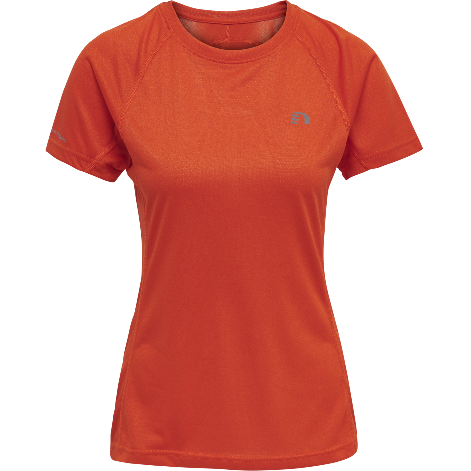 WOMEN RUNNING T-SHIRT S/S, SPICY ORANGE, packshot