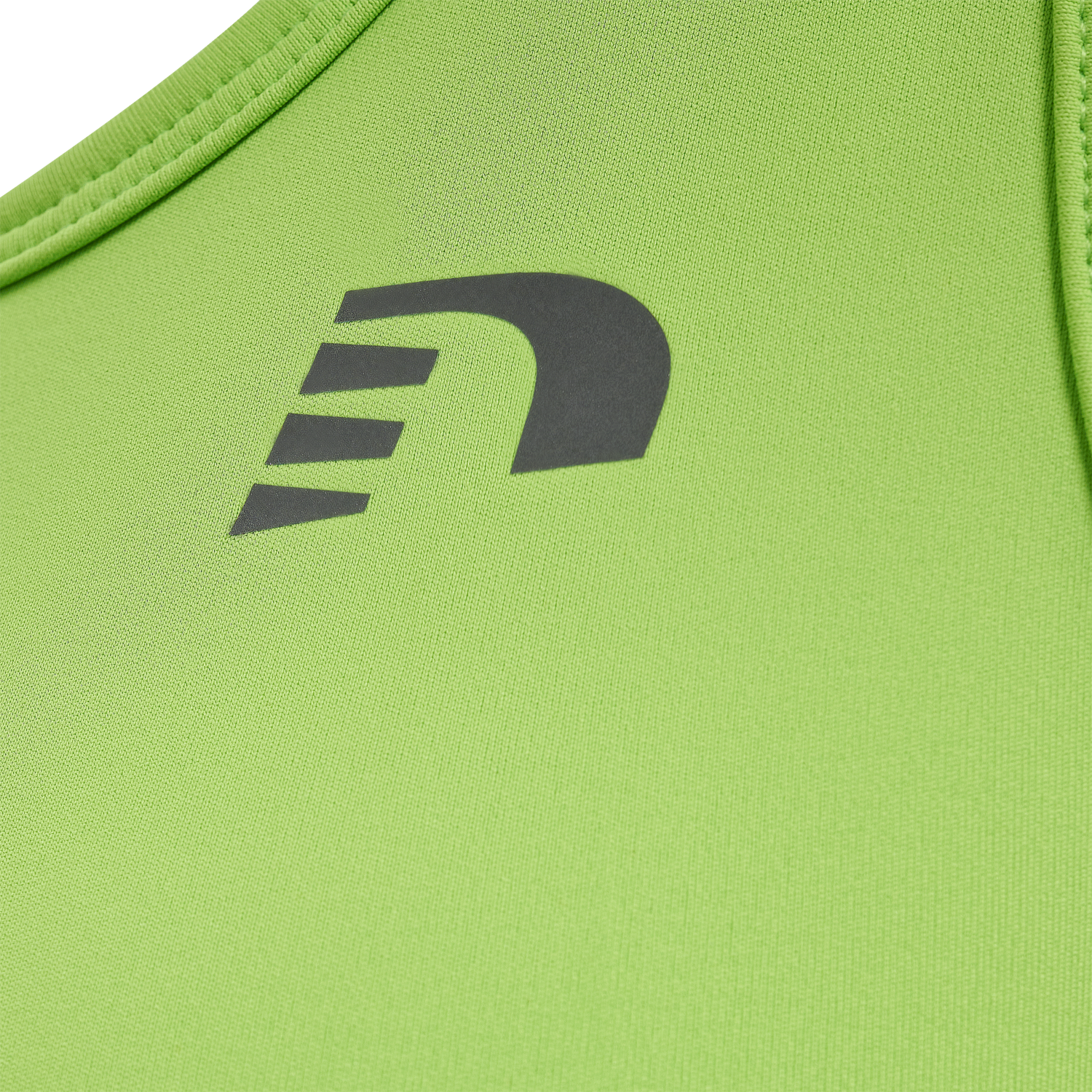 WOMEN CORE ATHLETIC TOP, GREEN FLASH, packshot
