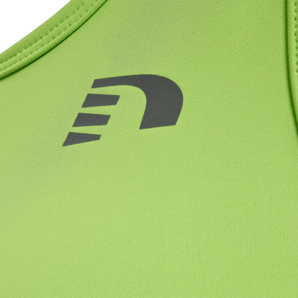 WOMEN CORE ATHLETIC TOP, GREEN FLASH, packshot