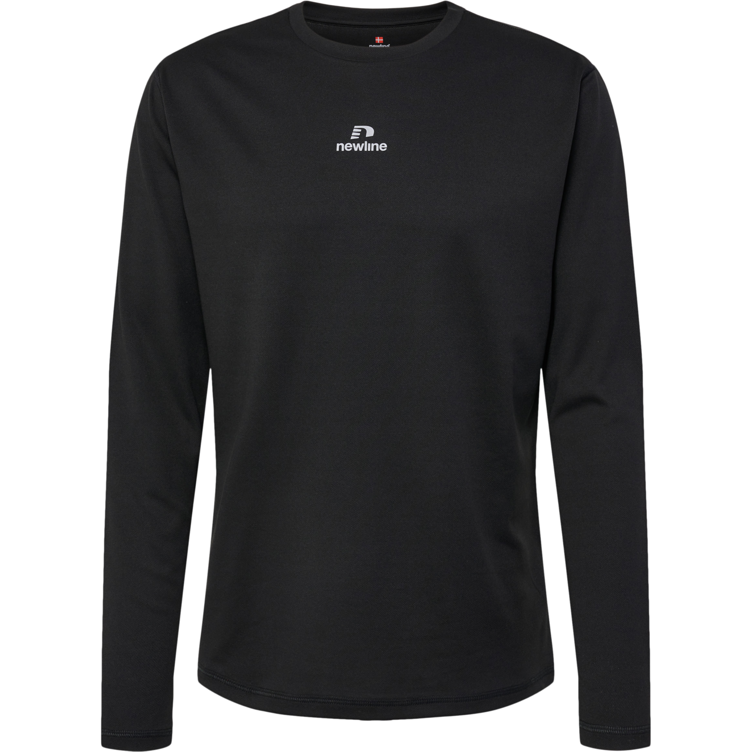 nwlBEAT POLY LS TEE, BLACK, packshot