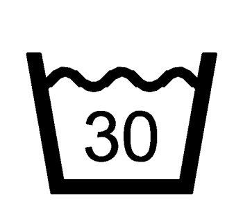 Maskinvask ved 30 grader Maskinvask ved 30 grader